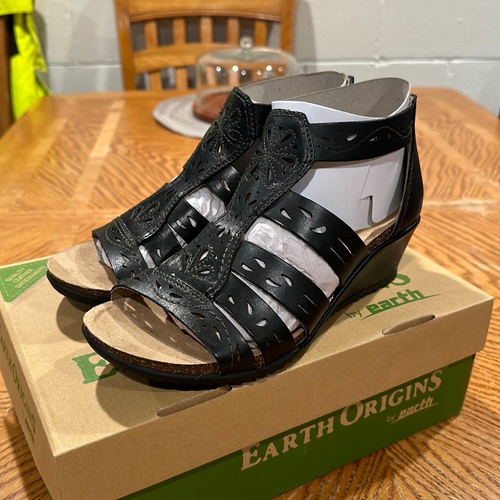 Never worn earth heels